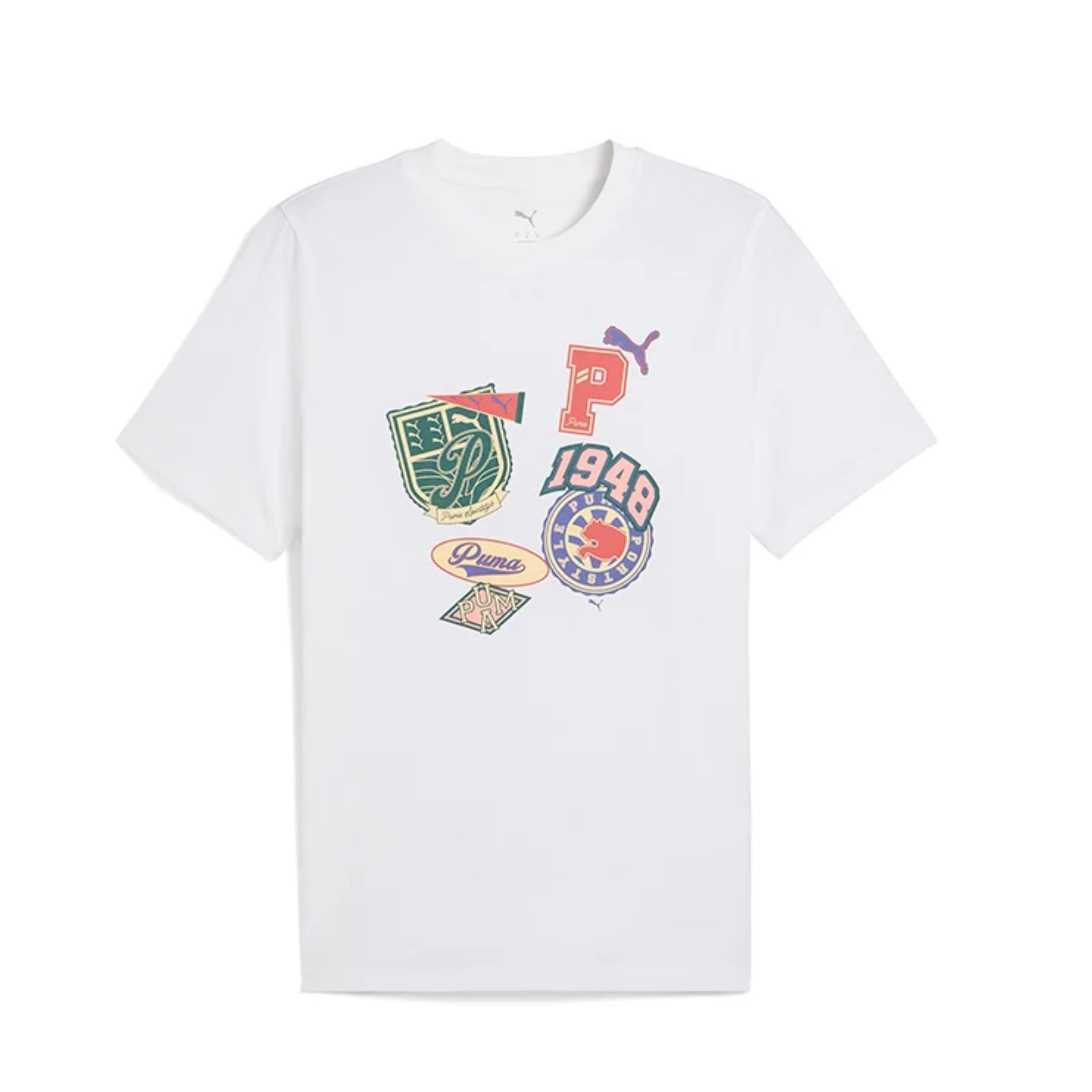 Puma T-Shirt Sports Legacy Logos White